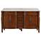 Karen 60" Wide Fruit Wood 4-Door Double Sink Vanity