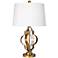 Karim Gold and Mirrored Table Lamp