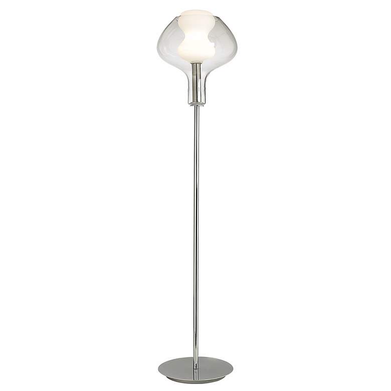 Image 1 Karim Rashid Soft Clear and Frosted Glass Floor Lamp