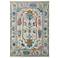 Karina Floral & Botanical Hand Knotted Ivory Area Rug 2' x 3'