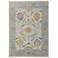 Karina Floral & Botanical Hand Knotted Ivory Area Rug 2' x 3'