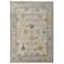 Karina Floral & Botanical Hand Knotted Ivory Area Rug 7'-9" x 9'-9"