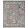 Karina Persian Hand Knotted Blue Area Rug 5'-6" x 8'-6"