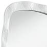 2_Karina Textured White 22 1/4" x 38" Wall Mirrors Set of 2 more views
