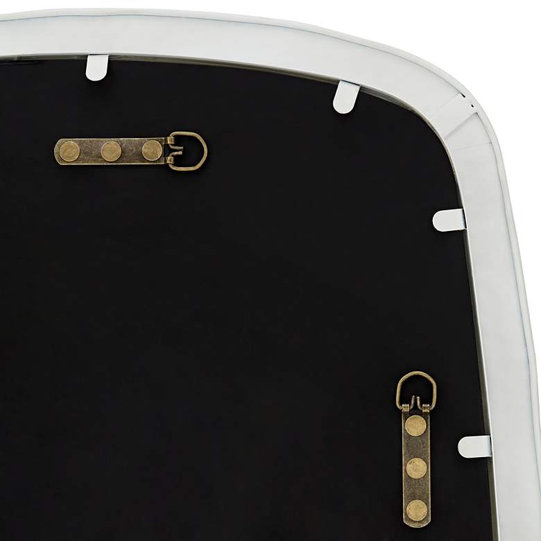 Image 3 Karina Textured White 22 1/4" x 38" Wall Mirrors Set of 2 more views