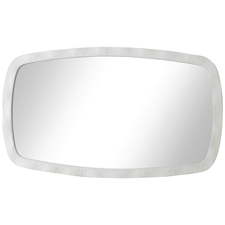 Image 4 Karina Textured White 22 1/4" x 38" Wall Mirrors Set of 2 more views