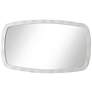 4_Karina Textured White 22 1/4" x 38" Wall Mirrors Set of 2 more views