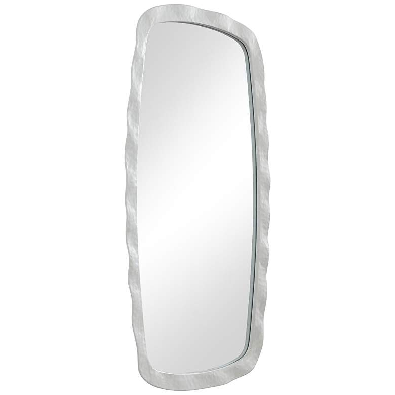 Image 5 Karina Textured White 22 1/4" x 38" Wall Mirrors Set of 2 more views