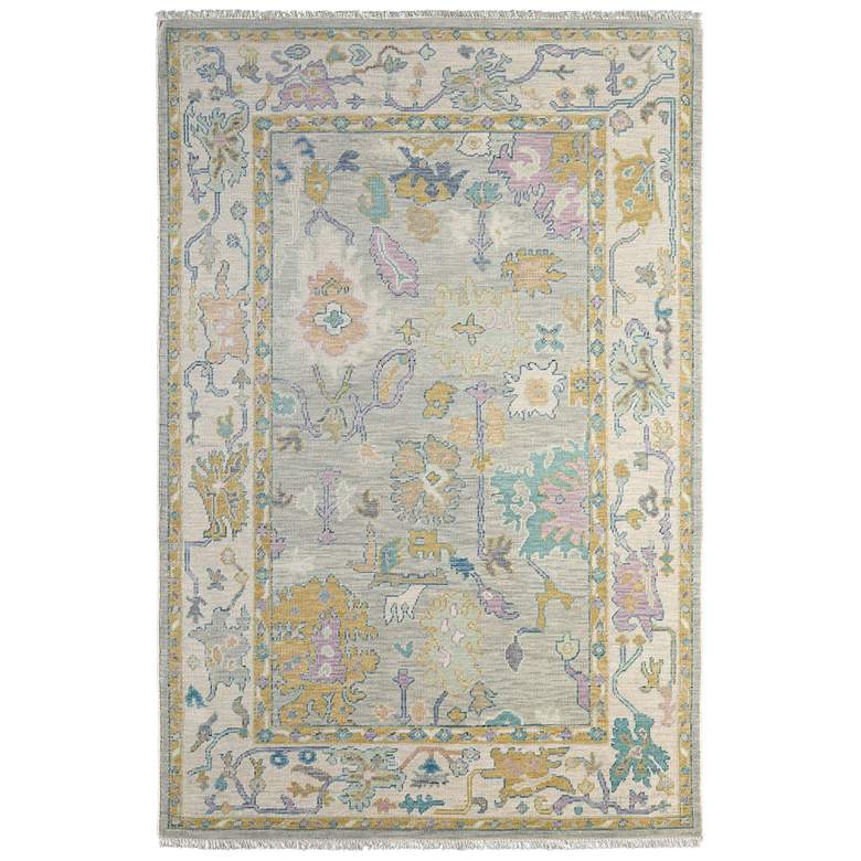 Image 1 Karina Traditional Persian Hand Knotted Gray Area Rug 6791F