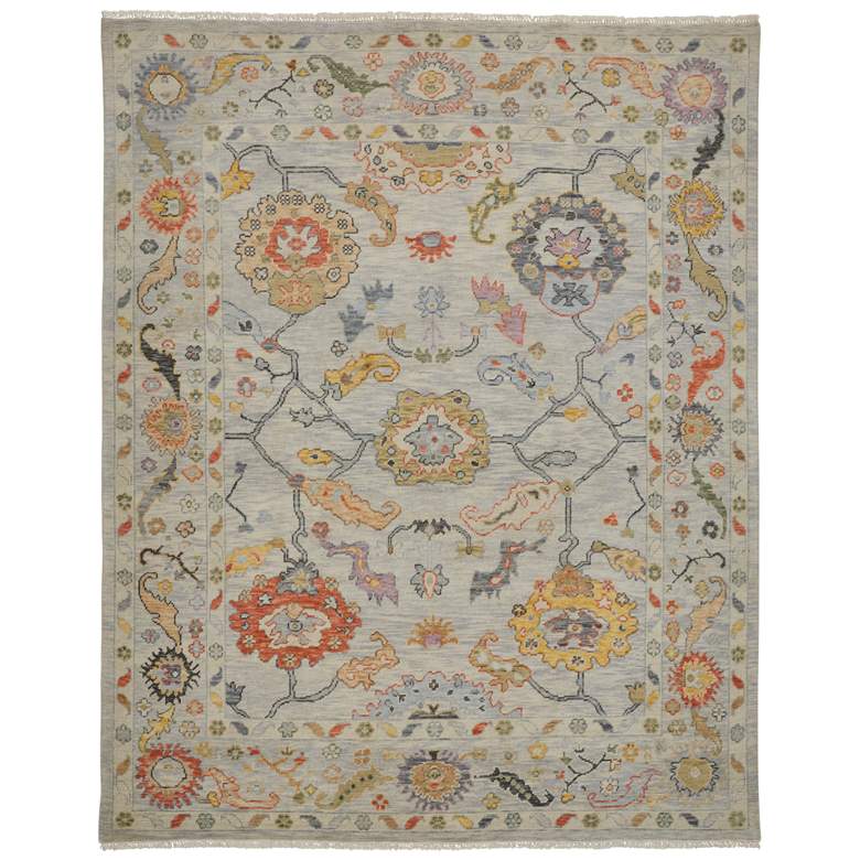 Image 1 Karina Traditional Persian Hand Knotted Gray Area Rug 6793F