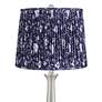 2_Karl Brushed Nickel USB Table Lamps Set of 2 with Deep Blue Shades more views