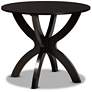 Karla Two-Tone Brown Wood 5-Piece Dining Table and Chair Set