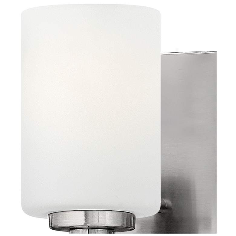 Image 4 Karlie 8 1/4" High Nickel Wall Sconce by Hinkley Lighting more views