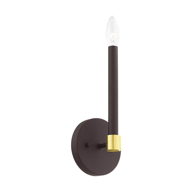 Image 5 Karlstad 1 Light Bronze Wall Sconce more views