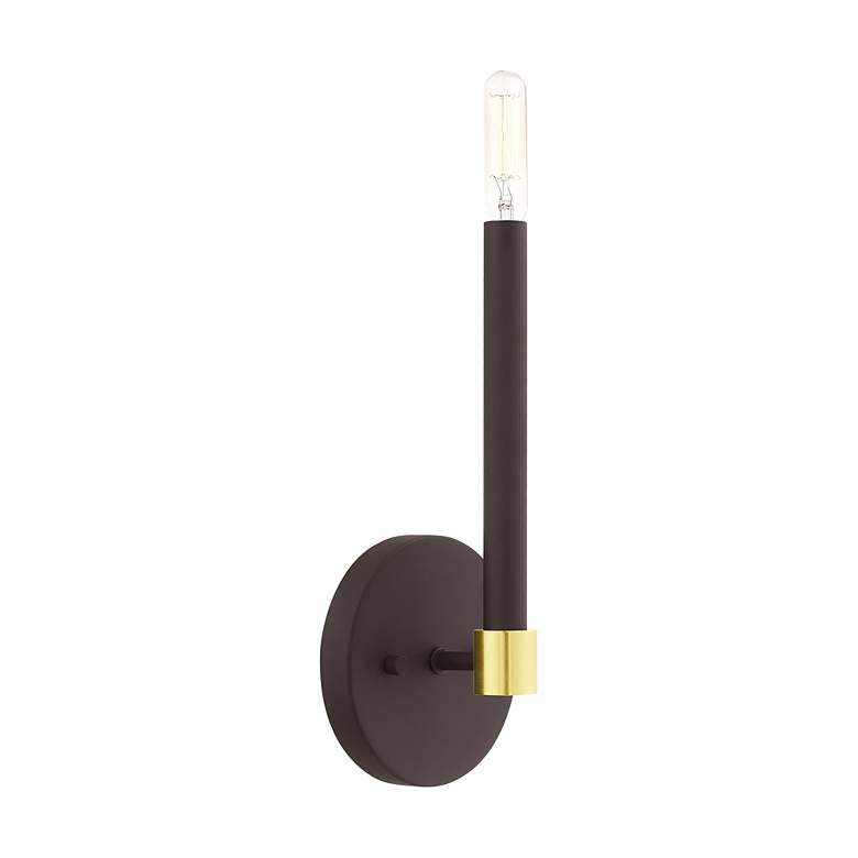 Image 7 Karlstad 1 Light Bronze Wall Sconce more views