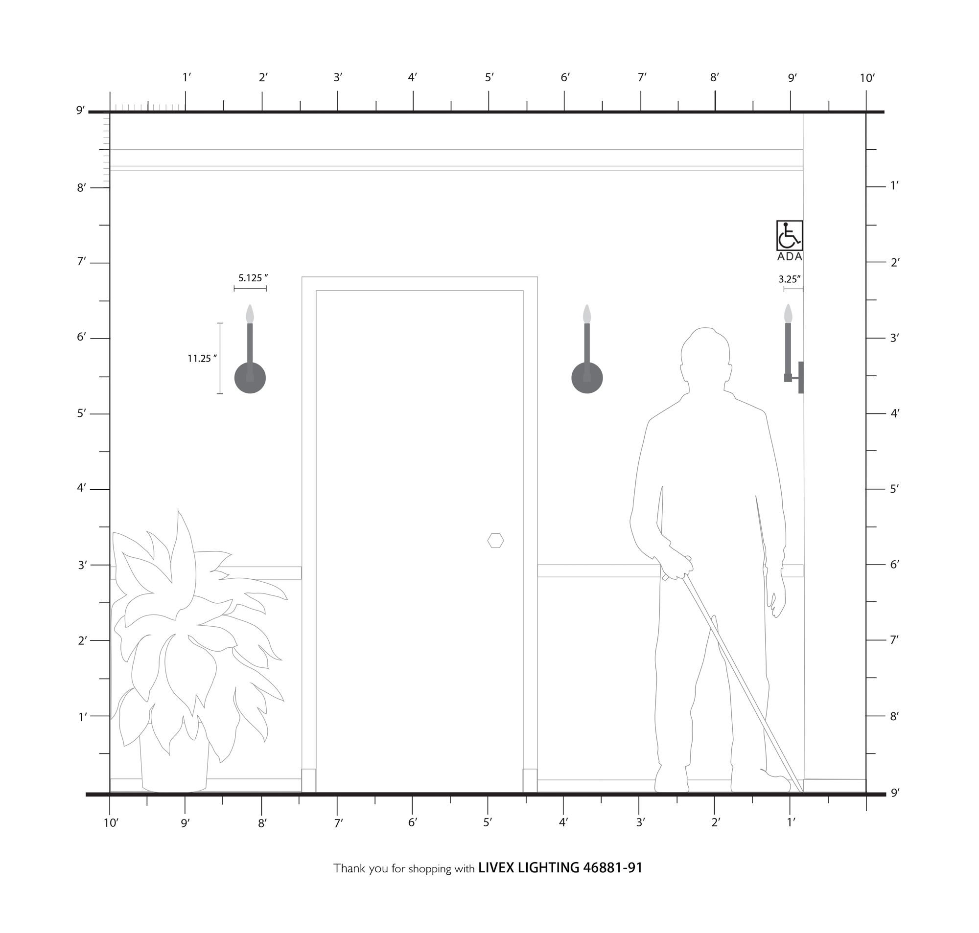 Karlstad 1 Light Brushed Nickel Wall Sconce