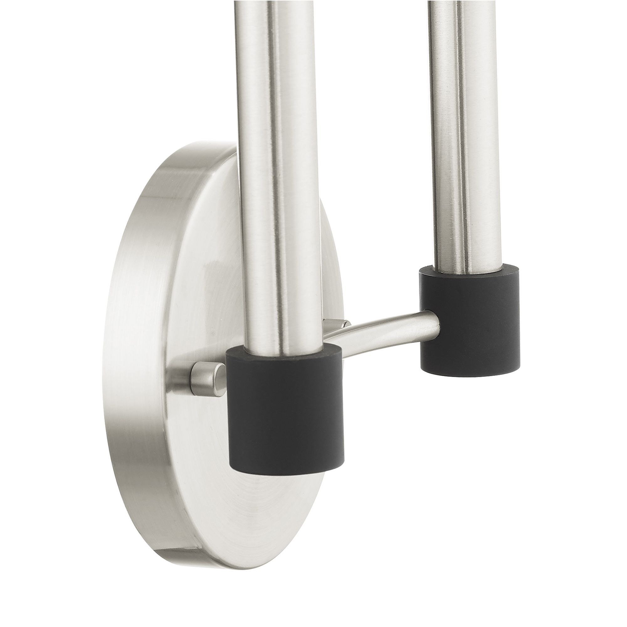 Karlstad 2 Light Brushed Nickel Wall Sconce