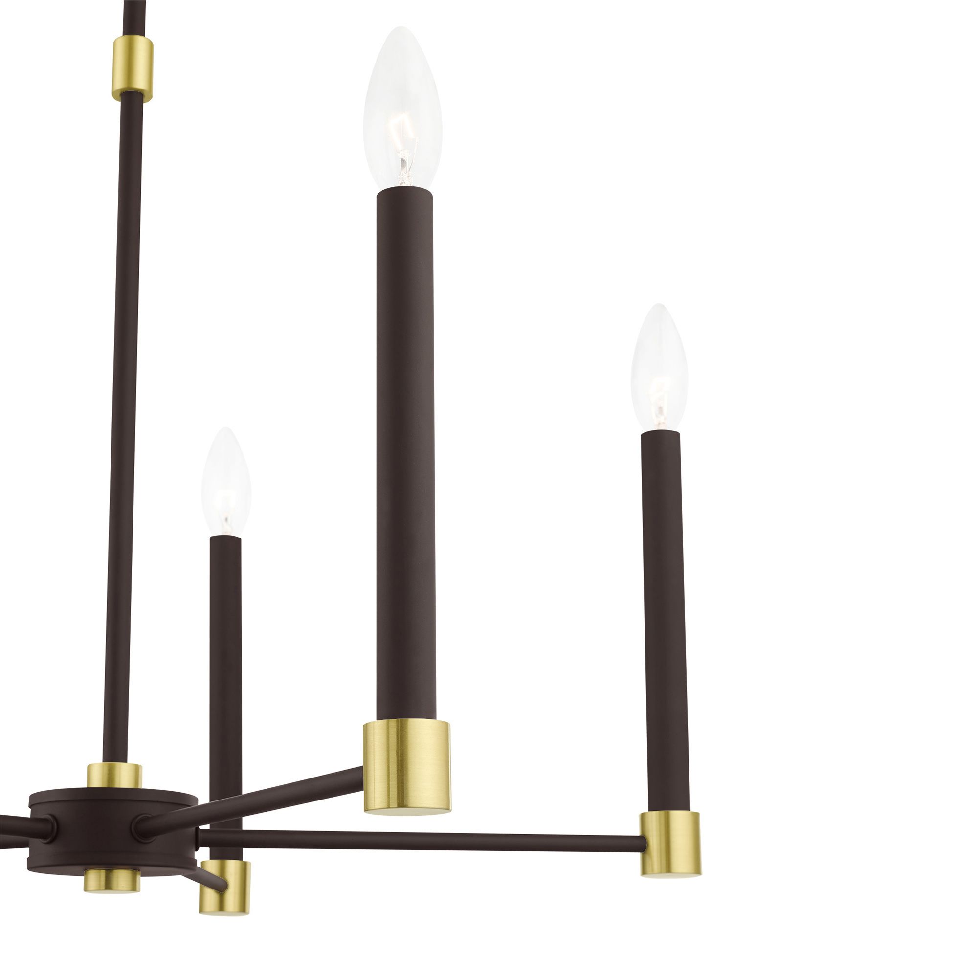 Karlstad 5 Light Bronze Chandelier