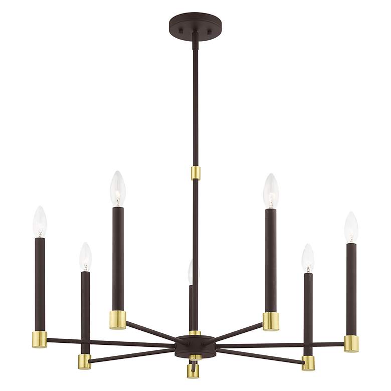 Image 5 Karlstad 7 Light Bronze Chandelier more views