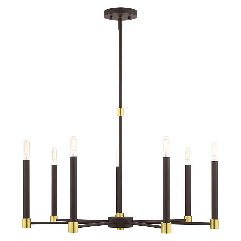 Image 6 Karlstad 7 Light Bronze Chandelier more views