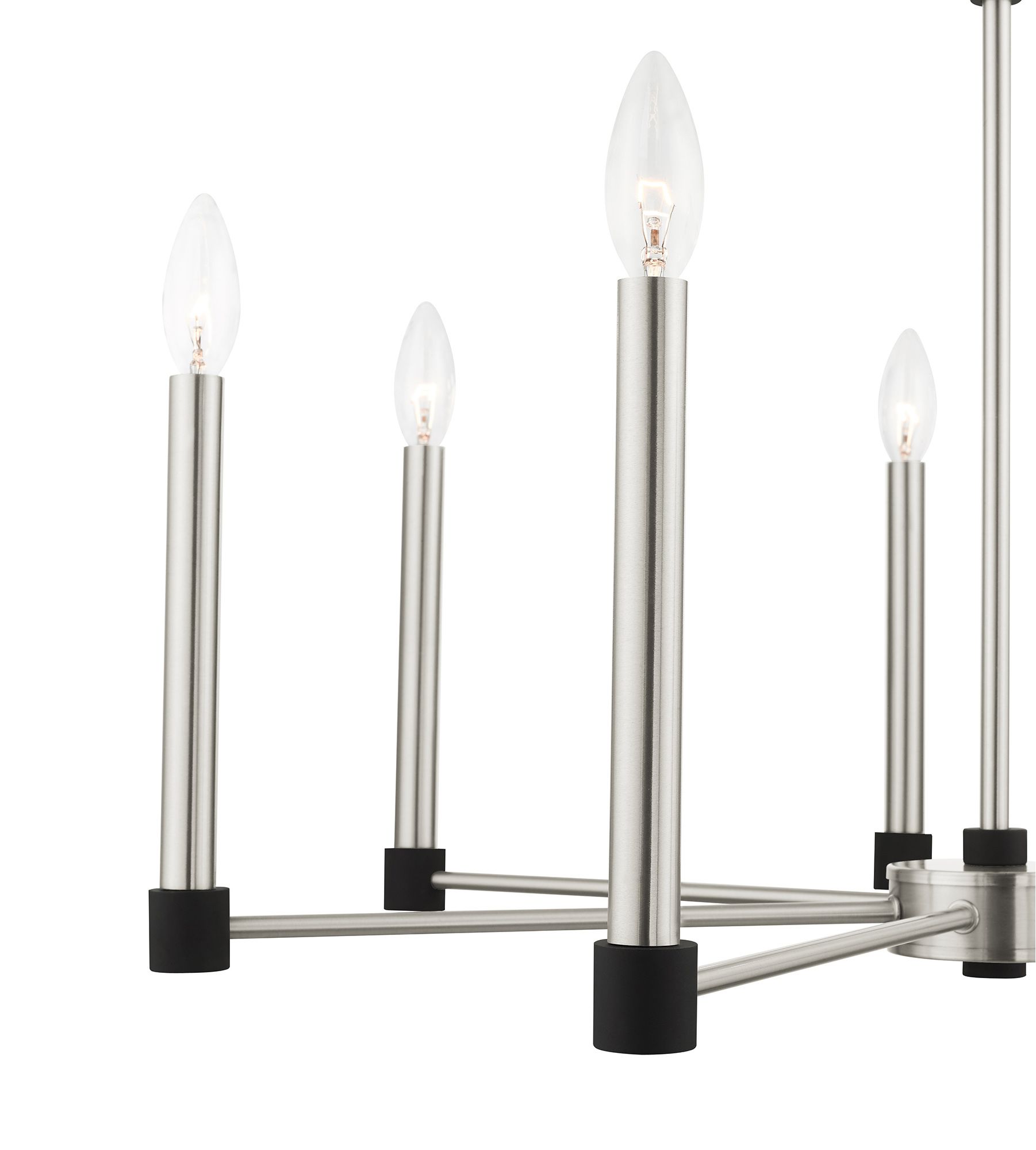 Karlstad 7 Light Brushed Nickel Chandelier