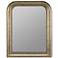 Karly Champagne 30" x 38" Arched Rectangle Wall Mirror