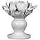 Karlyn White Ceramic Flower Tealight Candle Holder