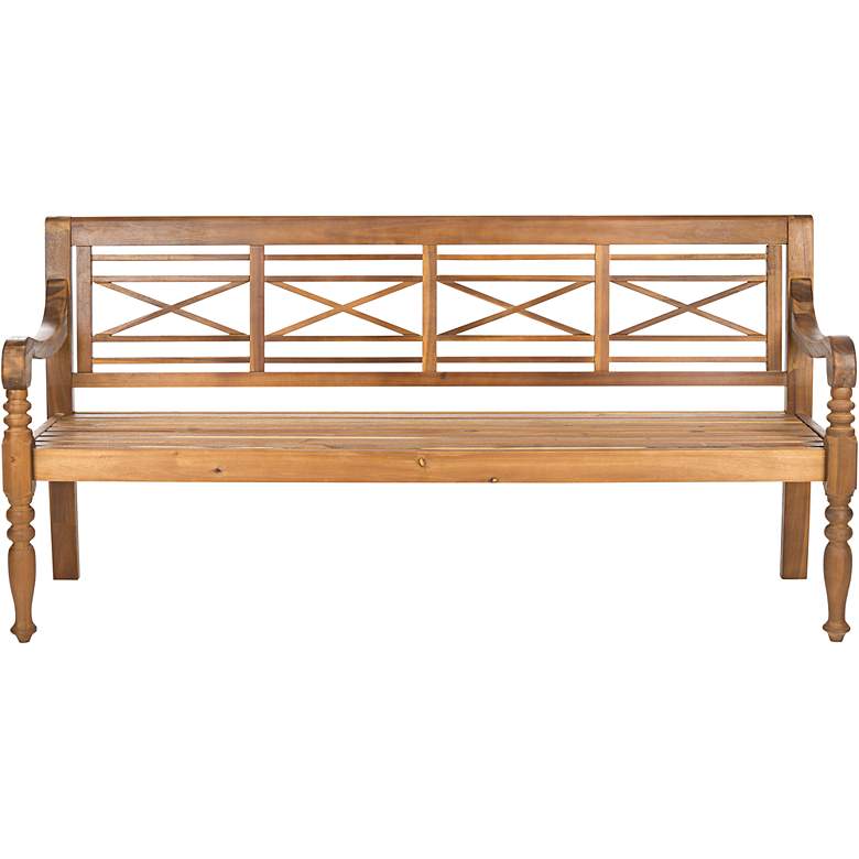 Image 3 Karoo Teak Wood Garden Bench more views