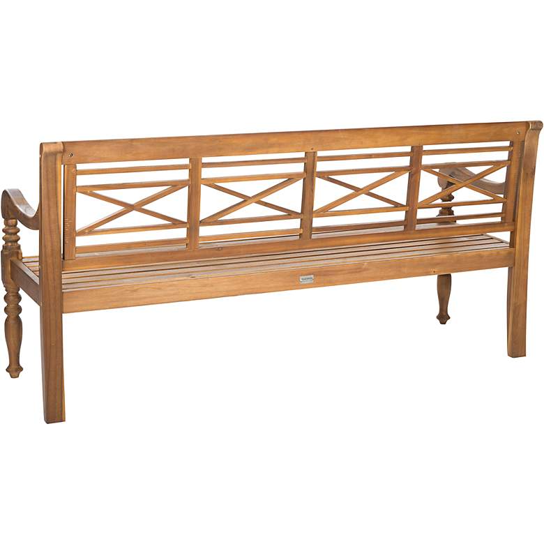 Image 4 Karoo Teak Wood Garden Bench more views