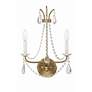 4_Karrington 18 1/2" High Aged Brass 2-Light Wall Sconce more views