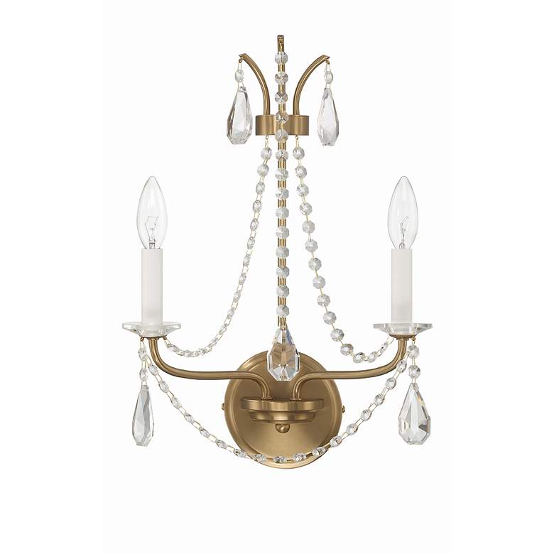 Image 4 Karrington 2 Light Aged Brass Wall Mount more views