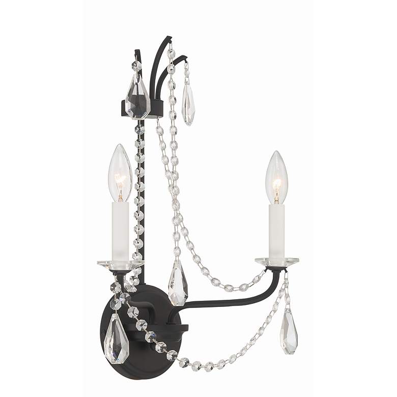 Image 3 Karrington 2 Light Matte Black Wall Mount more views