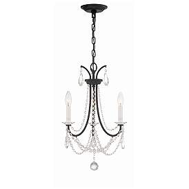Image1 of Karrington 3 Light Matte Black Mini Chandelier