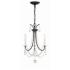 Karrington 3 Light Matte Black Mini Chandelier