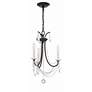Thumbnail4 of Karrington 3 Light Matte Black Mini Chandelier more views