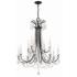 Karrington 30" Wide Matte Black 12-Light Chandelier