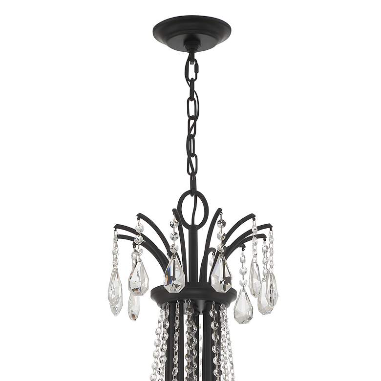 Image 6 Karrington 30" Wide Matte Black 12-Light Chandelier more views