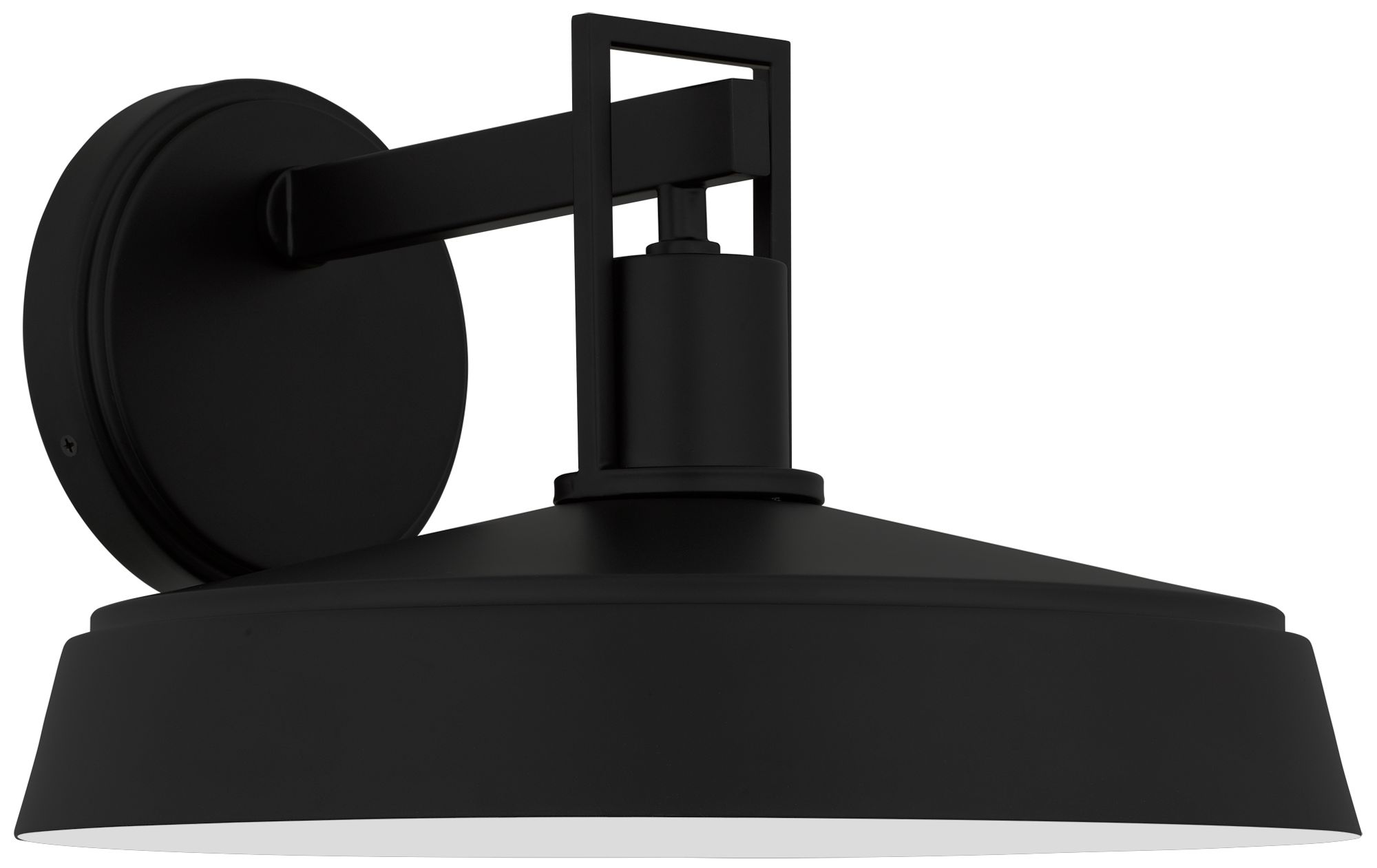 Image 2 Karson 1-Light Matte Black Outdoor Wall Lantern more views