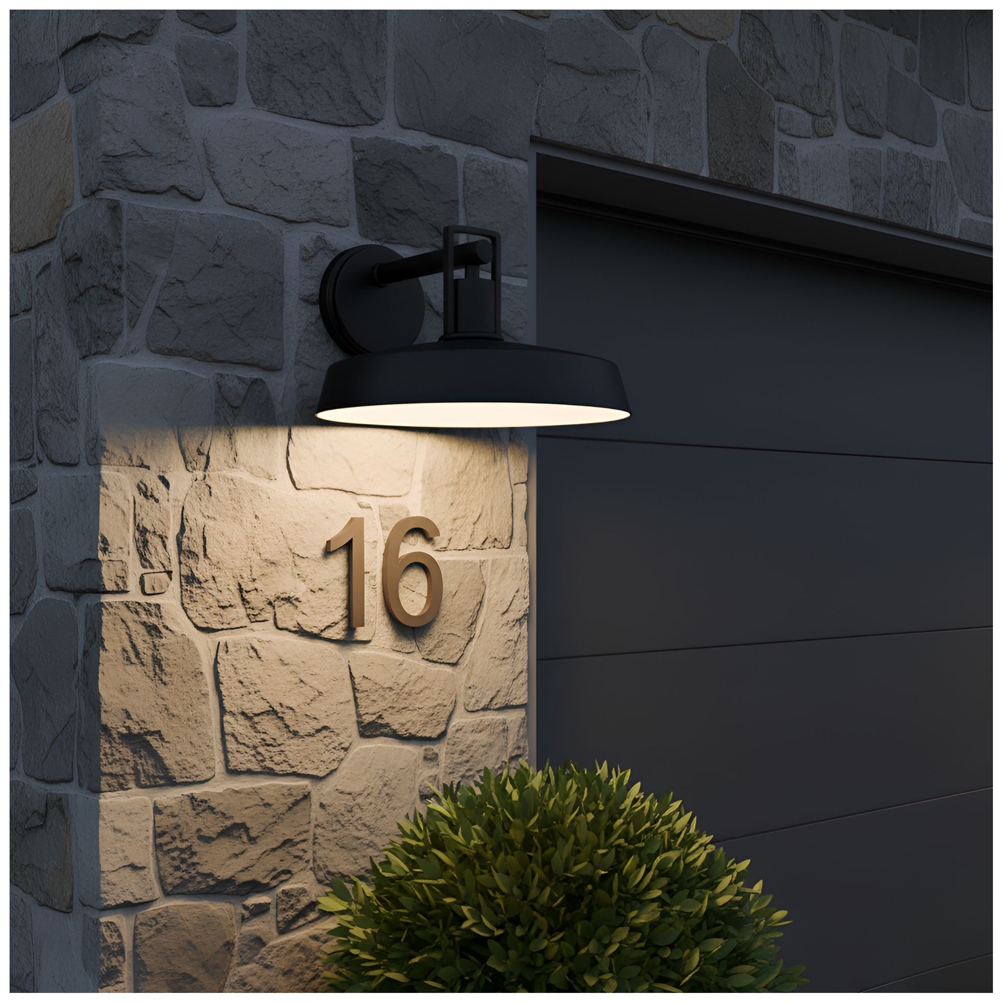 Image 7 Karson 1-Light Matte Black Outdoor Wall Lantern more views