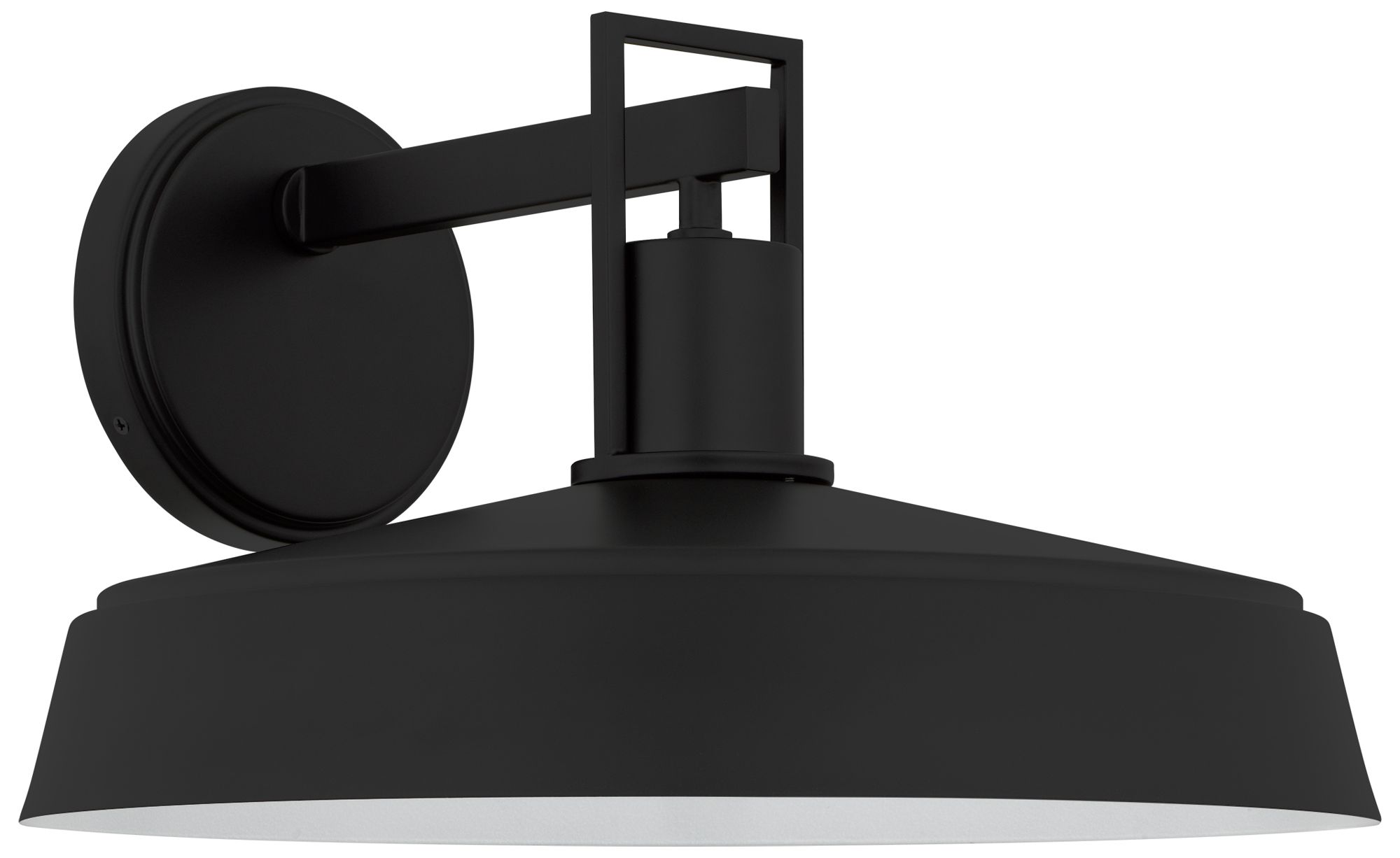 Image 2 Karson 1-Light Matte Black Outdoor Wall Lantern more views