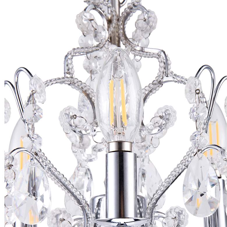 Image 4 Karter Collection Pendant D9.5 H12.2 Lt:3 Chrome Finish more views