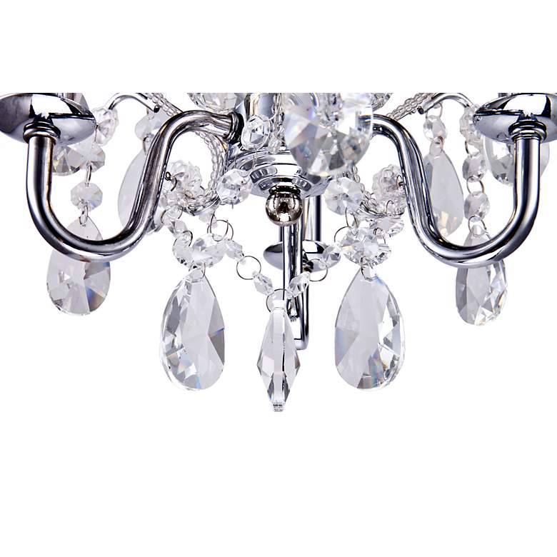 Image 5 Karter Collection Pendant D9.5 H12.2 Lt:3 Chrome Finish more views