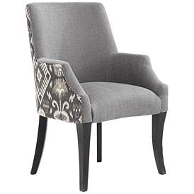 Image3 of Kasen Printed Gray Fabric Modern Dining Chair