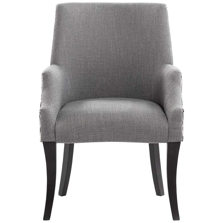 Image 7 Kasen Printed Gray Fabric Modern Dining Chair more views