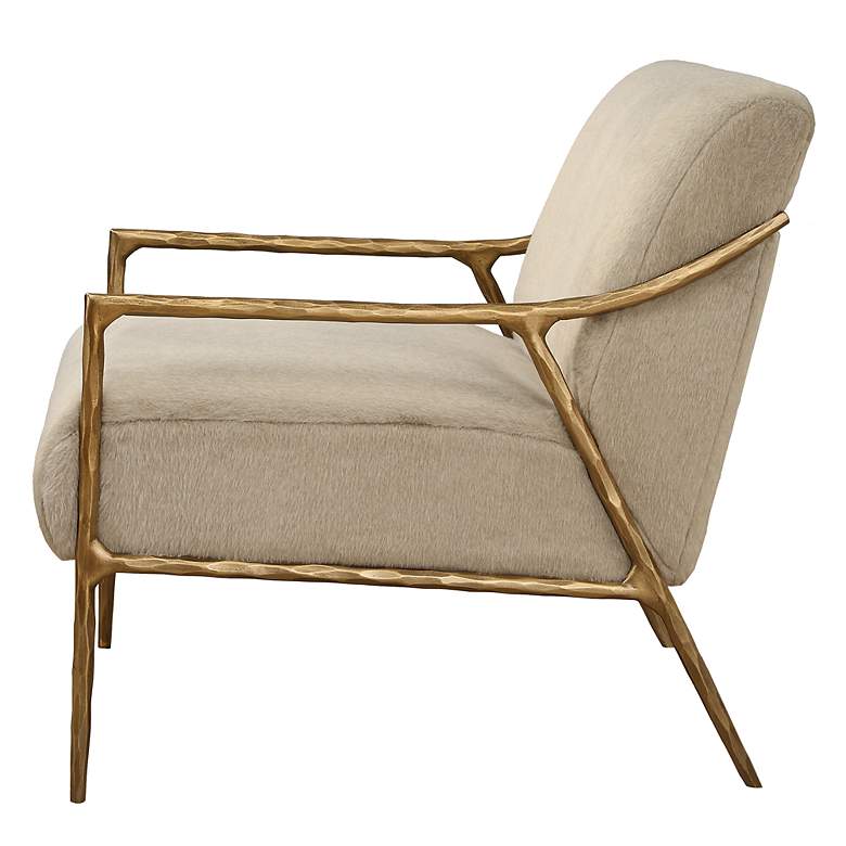 Image 6 Kashmir Soft Fawn Accent Chair more views