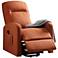 Kasia Orange Linen Adjustable Power Lift Recliner