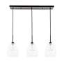 4_Kason 3 Lt Black And Clear Glass Pendant more views