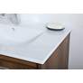 5_Kasper 30" Wide Walnut Brown Single Sink Bathroom Vanity more views