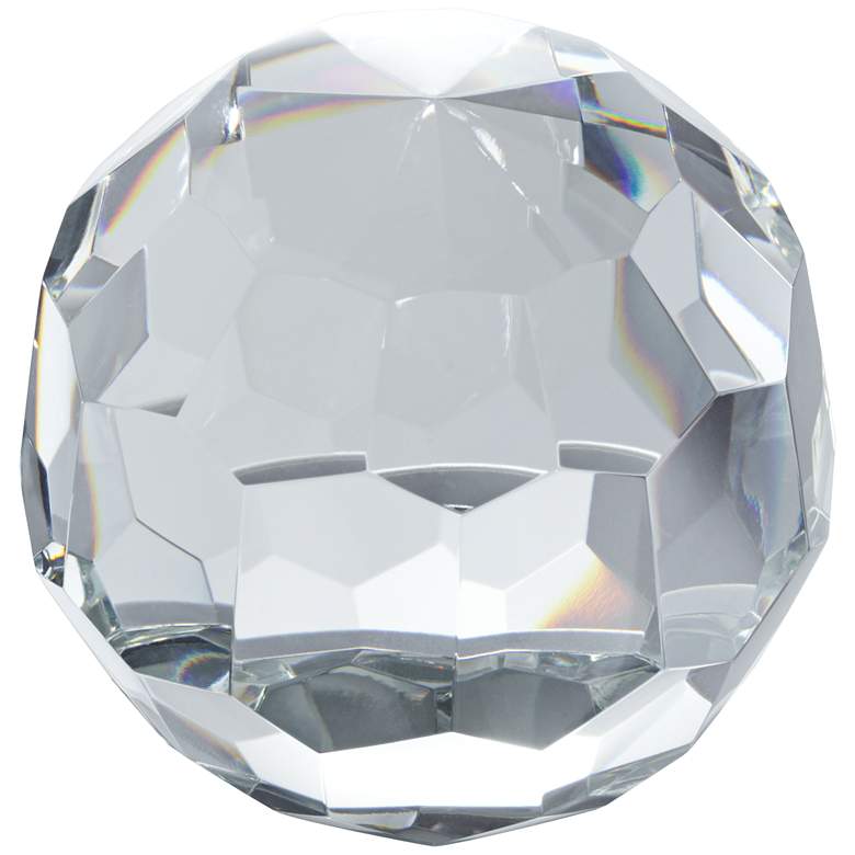 Image 5 Kassady Clear Crystal Ball Paperweight more views