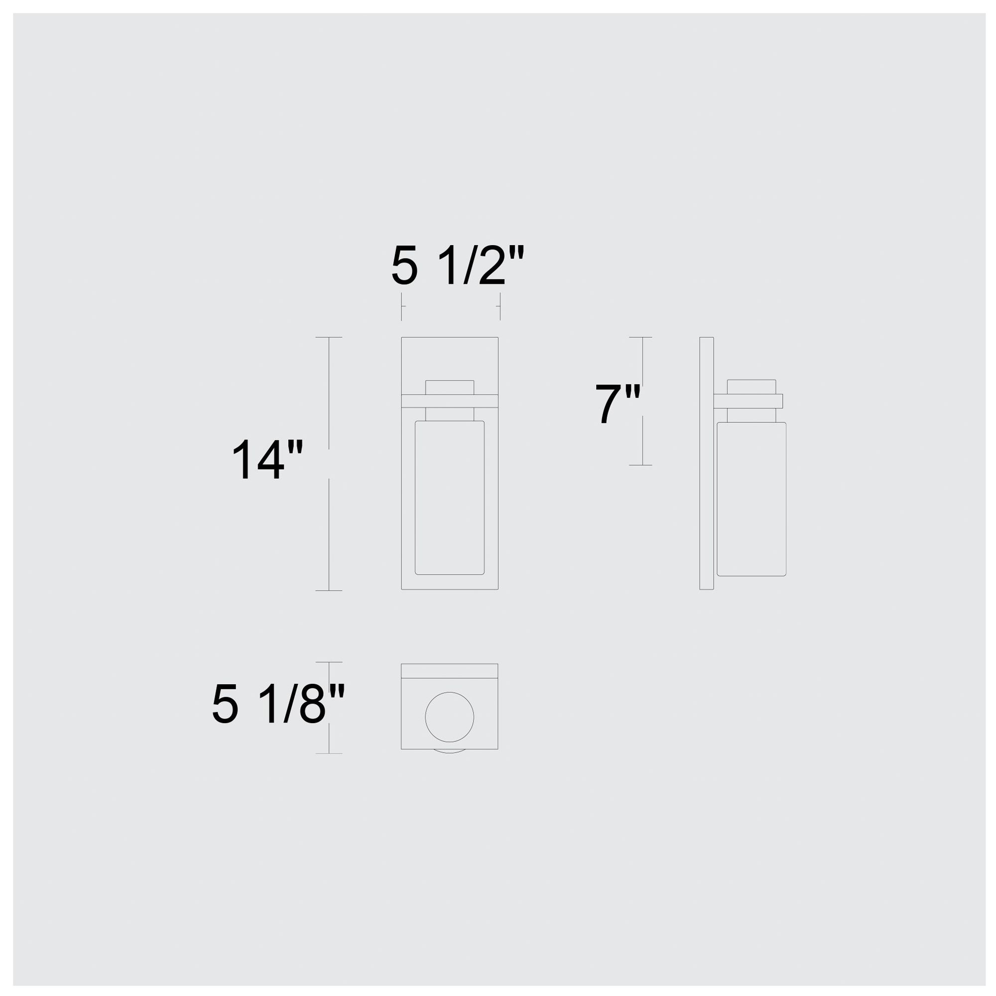 Image 7 Kast 14" High Dark Bronze LED Outdoor Wall Light more views